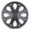 Set 4 Black Rhino Warlord 18x8 6x5.5 Matte Gunmetal Wheels 18" 35mm Truck Rims