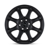 Set 4 Black Rhino Glamis 18x9 5x5 Matte Black Wheels 18" -12mm Lifted Truck Rims