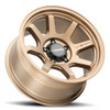 Set 4 17" Vision 351 Flow   Bronze 17x9 Wheels 8x6.5 (8x165.1) 0mm Rims