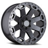 Set 4 Black Rhino Warlord 18x9 5x150 Gunmetal Wheels 18" 12mm For Toyota Rims
