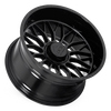 Set 4 20" Lock Extreme Rampage Gloss Black 20x10 Wheels 8x180 18mm Truck Rims