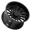 20" Lock Extreme Striker Gloss Black 20x10 Wheel 6x135 6x5.5 18mm Truck SUV Rim