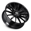 24" Dolce Luxury Mirelli Gloss Black Wheel 24x10 5x112 5x120 20mm Luxury Rim