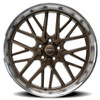 22" Corsart Kingpin 5 Matte Bronze w/ Diamond Cut Lip 22x12 Wheel 5x5 0mm Rim
