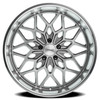 20" Corsart Gunner Gloss Brushed w/ Diamond Cut Lip 20x12 Wheel 5x5.5 0mm Rim