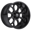 Set 4 20" Edge Off Road 301B Gloss Black Wheels 20x10 5x5 5x5.5 -19mm Truck Rims