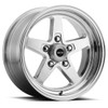 15" Vision American Muscle 571 Sport Star II Polished Wheel 15x10 5x4.5 Rim 0mm