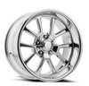 20" Resto Laguna Milled Window Chrome Plated 20x8 5x4.75 (5x120.65) 1mm Wheel