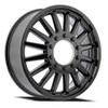24" Arena Dually Rival Front Glossy Black 24x8.25 Wheel 10x225 105mm Truck Rim
