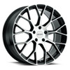Set 4 Petrol P2B 19x8 5x4.25 Gloss Black W/ Machined Face Wheels 19" 40mm Rims