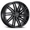 Set 4 Petrol P1C 19x8 5x4.5 Gloss Black Wheels 19" 40mm Rims
