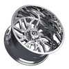 Set 4 24" TIS 544C Chrome Plated Wheels 24x12 6x135 6x5.5 -44mm Offroad Rims