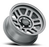 Set 4 17" Vision 355 Manx 2 Overland Satin Grey 17x9 Wheels 5x5.5 (5x139.7) -12mm Rims