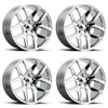 Set 4 Performance Replicas PR192 20x9 5x5.5 Chrome Wheels 20" 19mm Rims