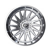 20" TIS 547C Chrome Plated Wheel 20x9 8x180 18mm For Chevy GMC Truck Rim