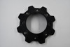 Fuel Flat Black Wheel Center Cap Hub Cap 1002-53B/1002-55B 8.375" Fuel Open End No Logo w/ Extention