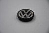 VolksWagon Black/Chrome Wheel Center Cap Hub Cap 6N0601171 2.125" OEM VW VolksWagon Snap in