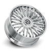 Set 4 24" Dolce Luxury Lusso 24x10 6x135 6x5.5 25mm Chrome Floating Cap Wheels