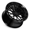 Set 4 20" Dolce Performance Magari Gloss Black 20x10.5 Wheels 5x4.5 25mm Rims