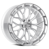 19" Dolce Performance Magari Gloss Silver Machined 19x8.5 Wheel 5x4.5 35mm Rim