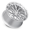 20" Dolce Performance Magari Gloss Silver Machined Face 20x9 5x115 20mm Wheel