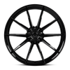 20" Dolce Performance Veloce Gloss Black 20x10 Wheel 5x120 40mm Performance Rim