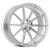 Set 4 19" Dolce Performance Veloce Silver Machined Face 19x8.5 5x120 28mm Wheels Performance Rims