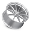 19" Dolce Performance Veloce Gloss Silver Machined Face 19x8.5 5x112 28mm Wheel Performance Rim