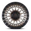 17" Lock Offroad Mojave Matte Bronze w Matte Black Ring Wheel 17x9 8x170 1mm Rim