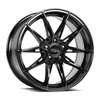 20" Katana Racing KR10 Glossy Black 20x8.5 5x120 40mm Tuner Street Track Wheel