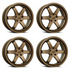 Set 4 18" Katana Racing KR08 Matte Bronze Wheels 18x8 5x4.25 (5x108) 40mm Rims