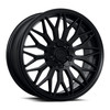 Set 4 18" Katana Racing KR05 18x8 5x110 5x114.3 40mm Matte Black Racing Wheels
