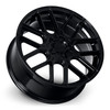 18" Katana Racing KR04 18x8 5x110 5x114.3 40mm Glossy Black Racing Wheel