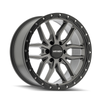 20" Mayhem Vector Matte Gunmetal Black Lip 20x9 Wheel 8x170 18mm For Ford Rim