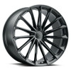 Set 4 OHM Proton 20x10 5x120 Gloss Black Wheels 20" 30mm Rims