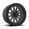 17" TIS 556AB Anthracite Black Ring Wheel 17x9 6x5.5 -12mm Offroad Truck SUV Rim