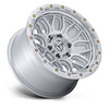 Set 4 20" Fuel FC881 Surge Gloss Silver Machined Face 20x9 Wheels 6x135 1mm Rims Offroad Truck SUV Wheels