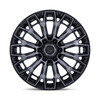 Set 4 20" Fuel FC882 Trax Gloss Black Machined Face DTCC 20x9 6x5.5 20mm Wheels Offroad Truck SUV Wheels