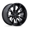 Set 4 20" Fuel FC895 Tantrum Gloss Black Milled 20x10 Wheels 8x170 -18mm Rims