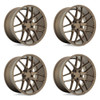 Set 4 TSW Tamburello 20x10 5x4.5 Matte Bronze Wheels 20" 25mm Rims