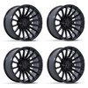 Set 4 20" Fuel FC889 Blade Matte Black 20x9 Wheels 8x170 20mm Offroad Truck Rims For Ford F250 F350