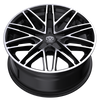 18" Edge Street 352MB Gloss Black Machined Face Wheel 18x8 5x4.5 5x120 40mm Rim