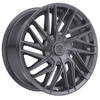 Set 4 18" Edge Street 355A Anthracite Wheels 18x8 5x4.5 (5x114.3) 5x120 40mm Rim