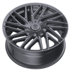 Set 4 18" Edge Street 355A Anthracite Wheels 18x8 5x4.5 (5x114.3) 5x120 40mm Rim