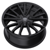 Set 4 18" Edge Street 353B Gloss Black Wheels 18x8 5x4.5 5x120 40mm Rims