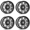 Set 4 24" Axe Off-Road Thanos Gloss Black 24x12 Wheels 8x180 -44mm Truck Rims