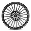Set 4 22" Axe EX EX50 Black & Polished Face 22x10.5 Wheels 5x5 (5x127) 40mm Rims