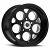 Set 4 15" Vision 561 Sport Mag Gloss Black with Milled Windows 15x8 Wheels 5x5 (5x127) 0mm Rims