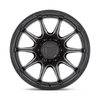 Set 4 Fuel D791 Variant 17x9 5x5 Matte Black Wheels 17" -12mm Rims