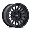 17" KMC KM733 Impact FFT Gloss Black 17x8.5 Wheel 6x135 0mm Offroad Truck SUV Rim